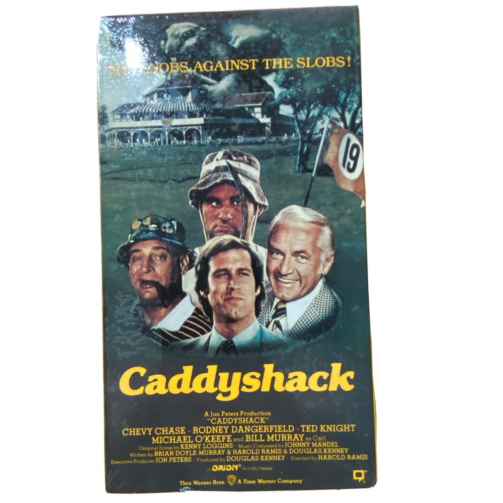 Caddyshack VHS Movie Sealed New Warner Home Video Watermark Bill Murray Chevy